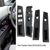Front Rear Armrest Window Lift Control Switch Cover Panel Frame for Toyota Yaris 2012 2013 2014 Left Hand Driver