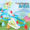 Interactive Electric Little Yellow Duck Climbing Stairs Toy with Music - Educational and Fun for Kids