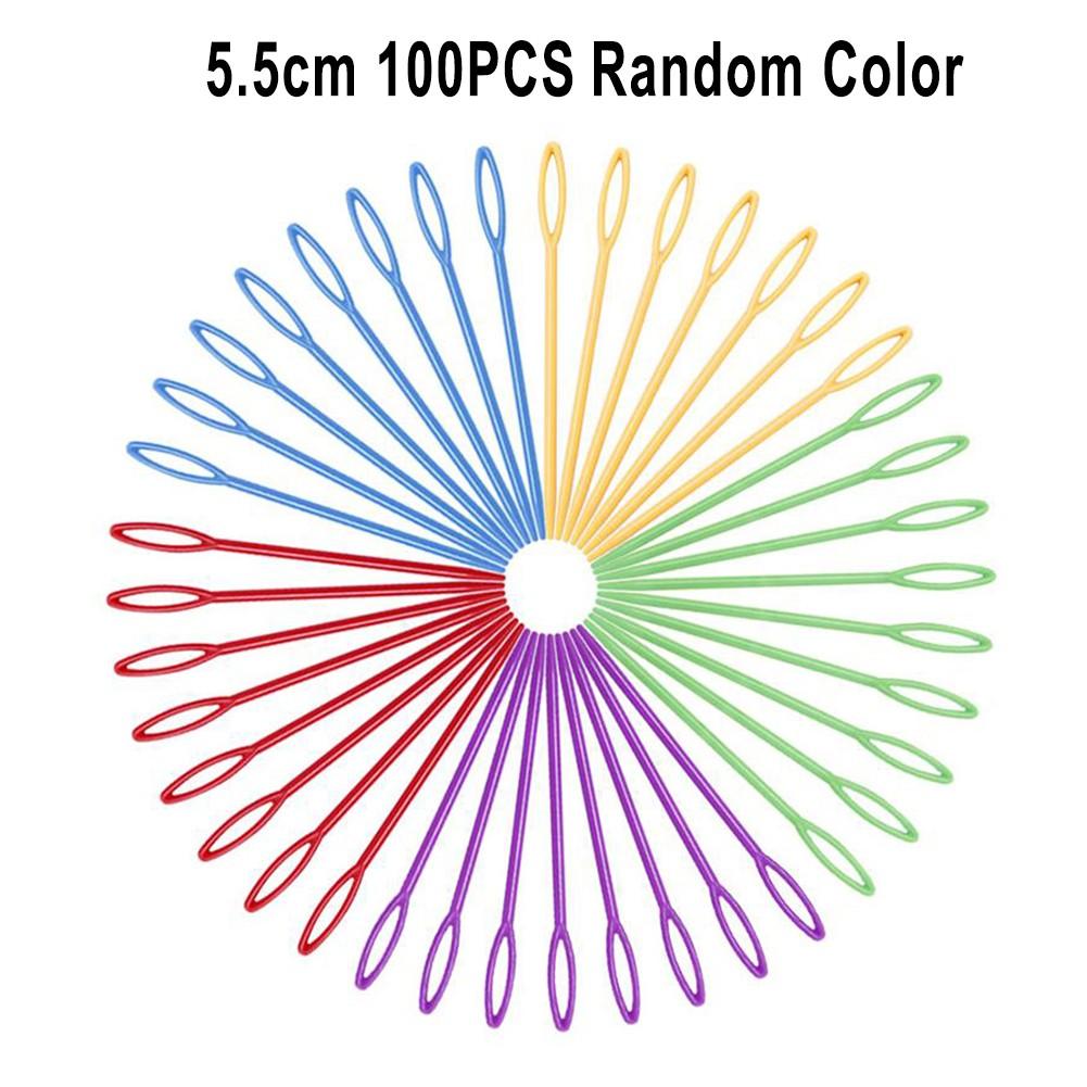 Sewing Needles Thread Wool 100 Pieces Craft DIY Embroidery Tapestry