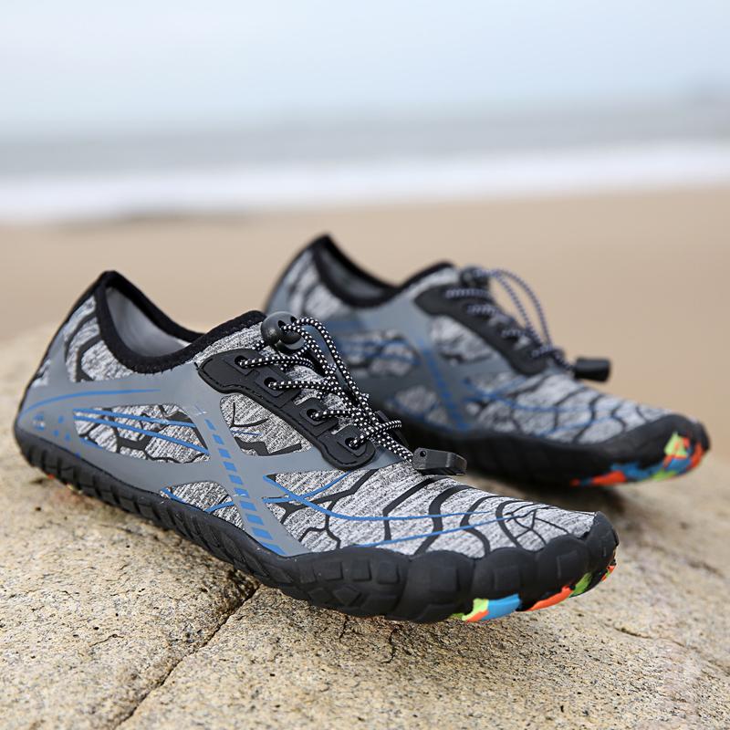 Summer Upstream Wading Shoes Five Fingers Beach Barefoot Colorful Sandals Men Women Pool Swimming Portable Aqua Sneakers Unisex