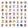 50 Humorous Butt Stickers Cute Funny Funny Flavor Material Decorative Waterproof Graffiti Stickers
