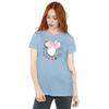Disney Womens/Ladies Minnie Mouse Flowers Cotton Bow Boyfriend T-Shirt