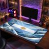Tappetino Mouse Scudo Calcio Argentina, Tappetino da Scrivania Esteso Antiscivolo in Gomma per Gaming Ufficio Laptop Regalo per Fan
