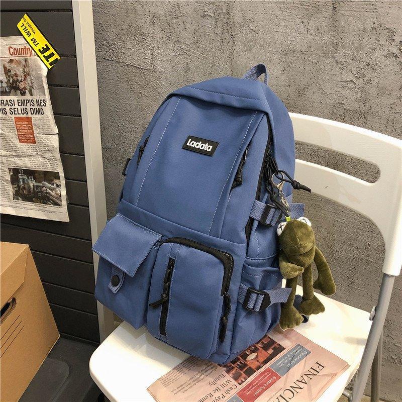 Unisex Backpacks Simple Large Capacity Travel Rucksack 2025 New Casual Multi-pockets High School Student Colleage Student School Bags for Teenagers