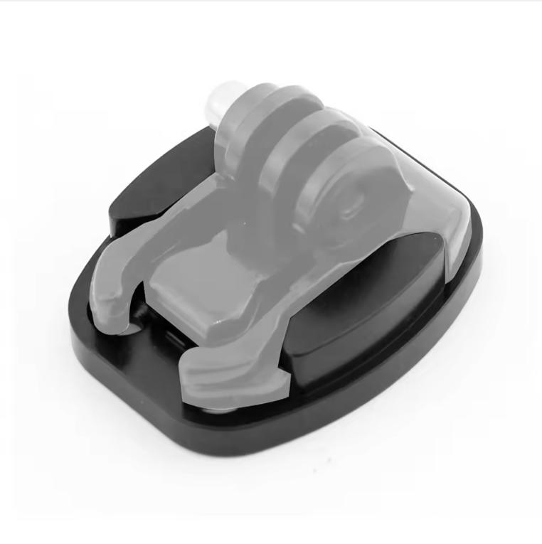 Aluminum Flat Surface Buckle Mount Quick Release Base 1/4" Copper Screw Nut for GoPro 13 11 Insta360 X4 OSMO Action 5pro Camera