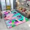 Alfombra 3D de Anime H-Hatsune V-Vocaloid Kawaii Girls para Decoración de Habitación Hogar Niños Regalo Puerta Alfombra para Zona Infantil Felpudo Antideslizante