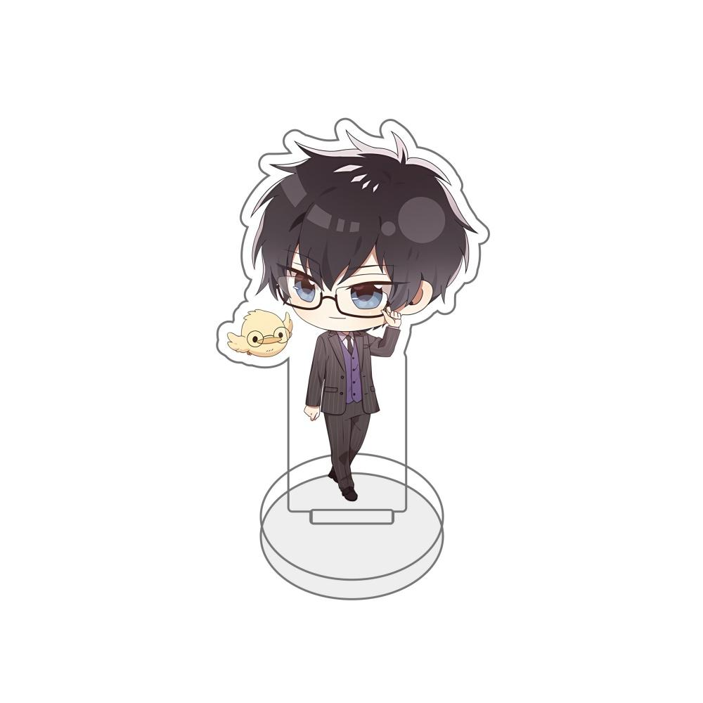 Anime Katekyo Hitman Reborn Acrylic Stand Figure Key Sawada Tsunayoshi Hibari Kyoya Vongola 10cm Model Plate Desk Decor Gift Key