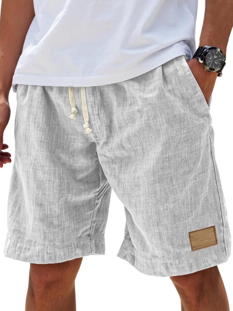 New Arrival Men's Retro Breathable Linen Loose Holiday Shorts Fashion Casual Shorts