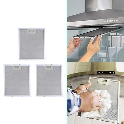 3 BUC Filtre de Grăsime Pentru Hotă RANGEMASTER Filtre Plasă Metalică Filtru Ventilație Extractor 300 X 250mm Filtru Argintiu