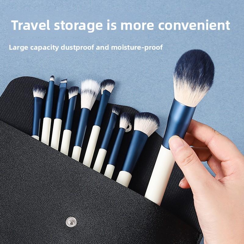 10pcs Makeup Brush Set&Kit Super Soft Fiber, High Quality Face&Eye Foundation Eyeshadow Powder Brush