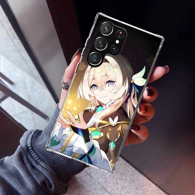 Honkai Star Rail Firefly Phone Case For Samsung Galaxy S26 S25 Edge S24 S23 Ultra S22 Plus S21 S20 FE Soft TPU Back Cover Funda