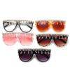 Diamond-Encrusted Sunglasses, The Same Large-Frame Glasses Of The Trendy Brand Cl, Personalized Toad Sunglasses For Women