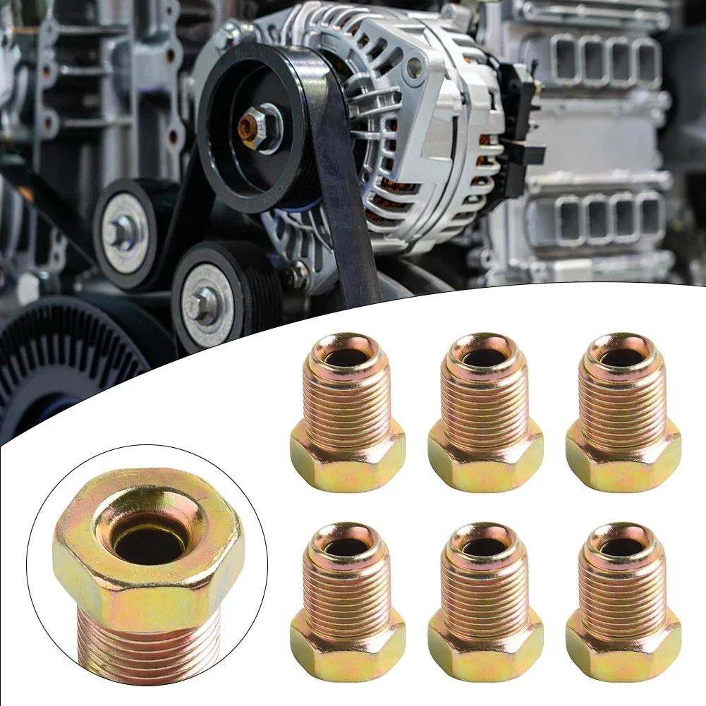Kits Metric Nuts Brake Pipe Brake Cable Connector Cylinder Fittings M12mm X1mm Unions Master 3/16" Pipe Brand New