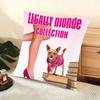 Legally Blonde Movie Cushion Cover Silky Short Plush Home Sofa Cushion Cover - Invisible Zipper Home Decoration