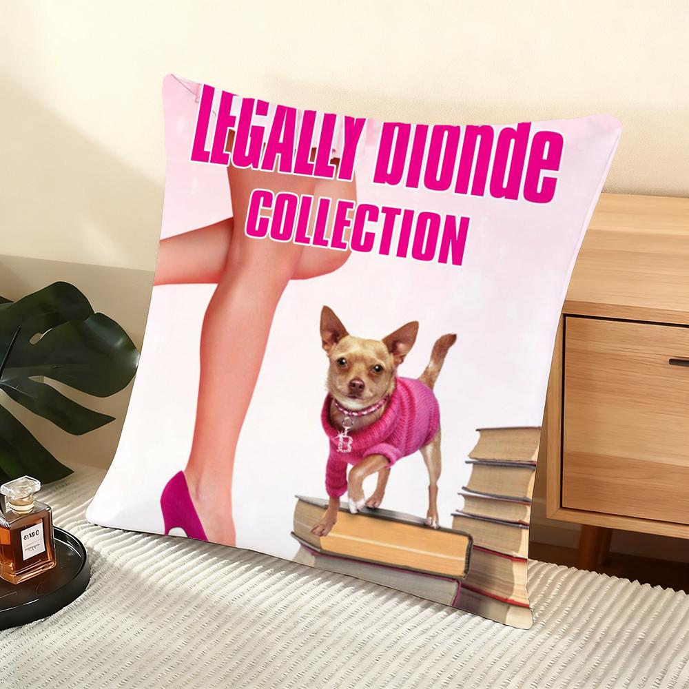 Legally Blonde Movie Cushion Cover Silky Short Plush Home Sofa Cushion Cover - Invisible Zipper Home Decoration