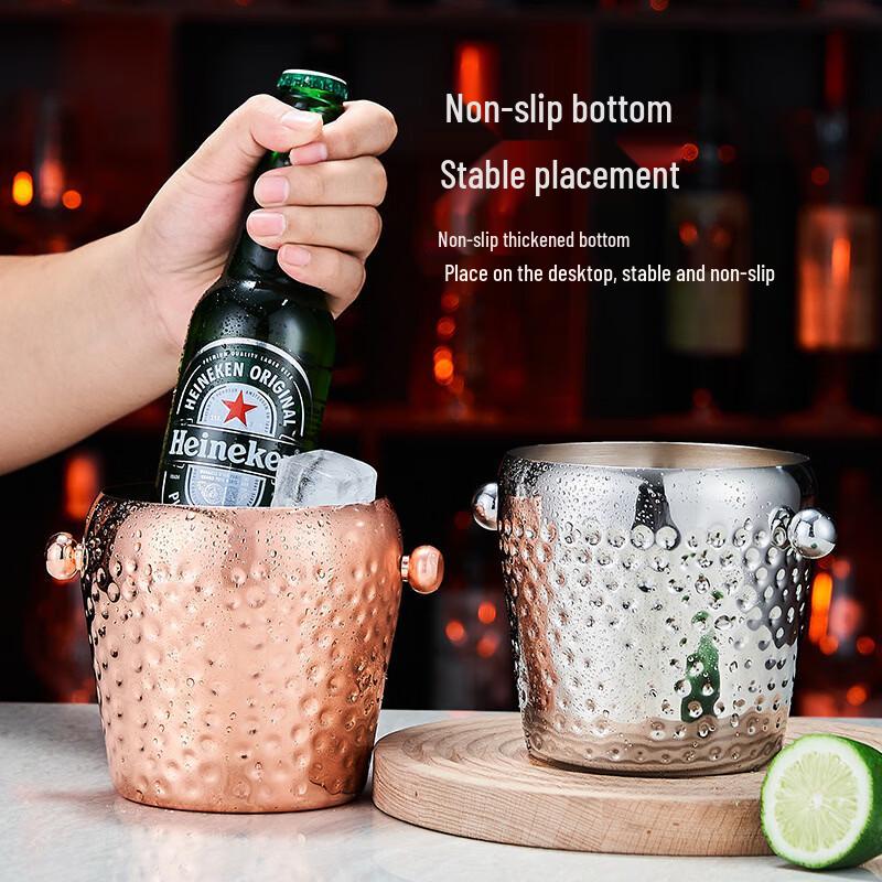ZISIZ 2.0L Drum-shaped Ice & Champagne Bucket