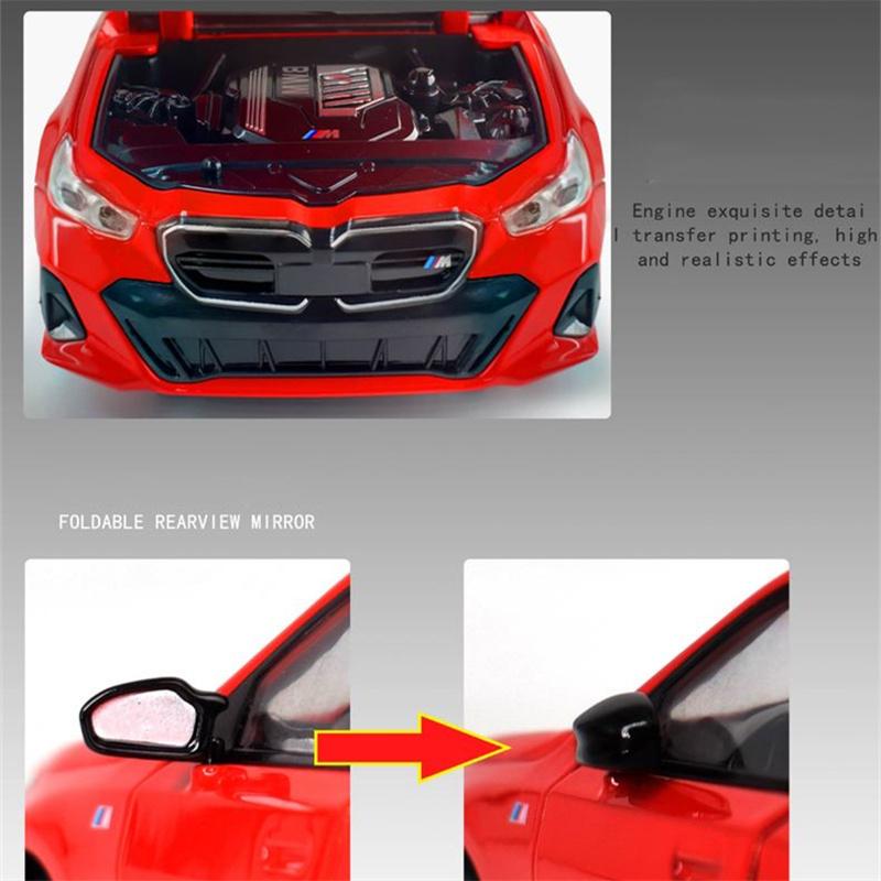 1/24 BMW I5 M60 slitinový sportovní vůz model litý kov limuzína čistě elektrická vozidla model auta simulace zvuk světlo dárek pro děti