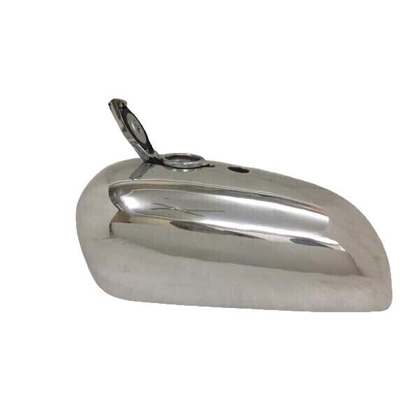 BSA A65 SPITFIRE HORNET 2 GAL CHROMED STEEL GAS FUEL TANK + CAP & TAP |Fit For