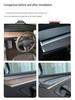 Carbon Fiber Decor Strips for Tesla Model 3/Y Dashboard & Console Protection