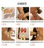 European and American exaggerated earrings, gold jewelry ins wind beach vacation wind fold fashion starfish earrings women