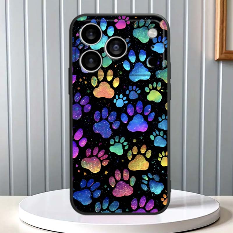 Creative Cat Claw Design Phone Case For Apple iPhone 17 16 16E 15 14 13 12 11 Pro Max Plus Black Soft Silicone
