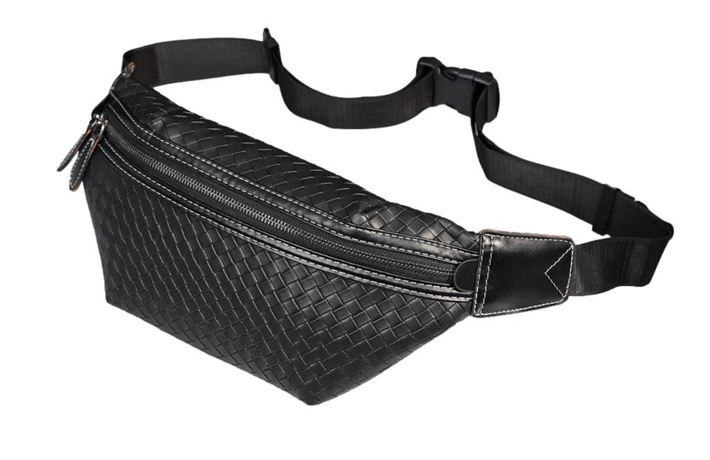 braided waist crossbody shoulder leather body waterproof motorcycle waist motorcycle waist motorcycle waist shoulder American faux leather leather