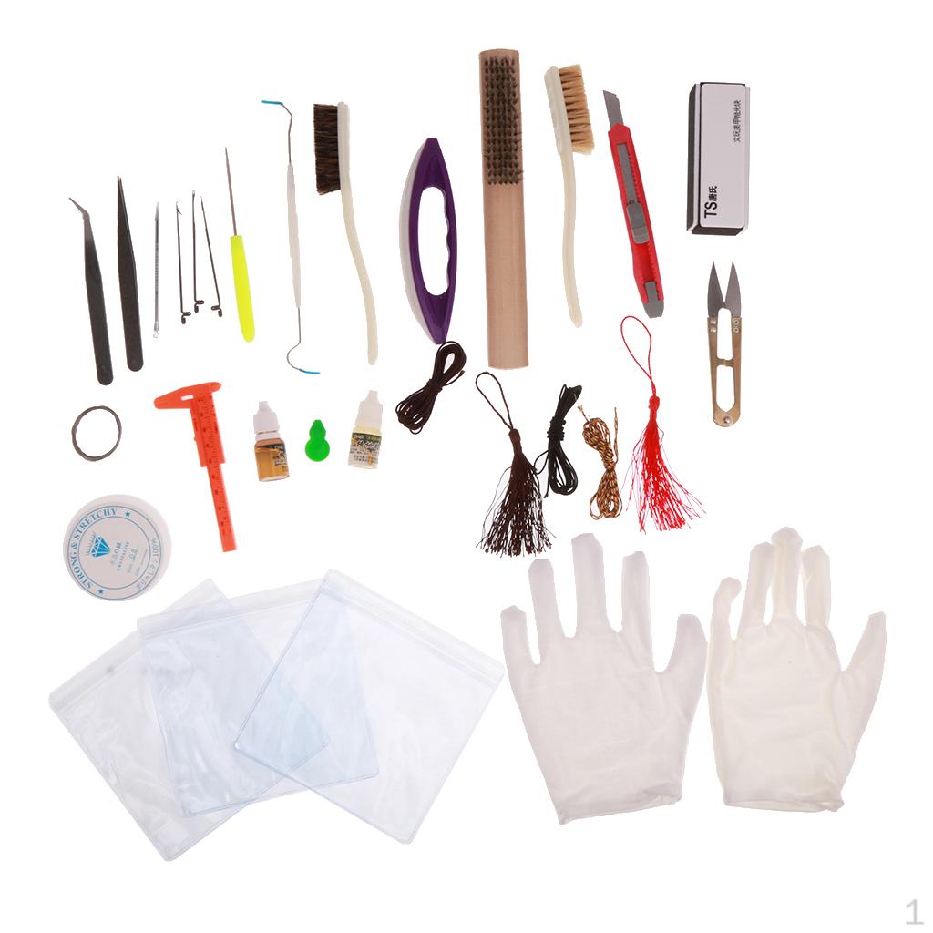 

Набор из 30 шт., инструменты для изготовления ювелирных изделий, бисероплетения, полировки, пробивания шнура, пинцета