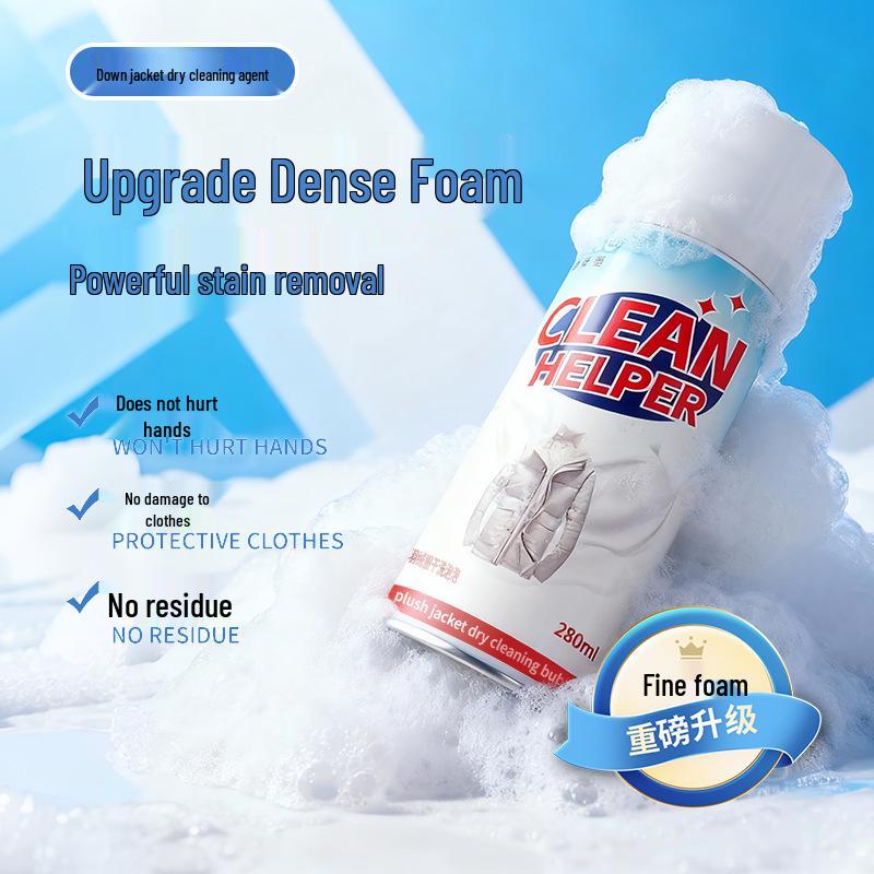 Herbst/Winter Daunen- & Wollmantel No-Wash Schaumreiniger & Fleckenentferner