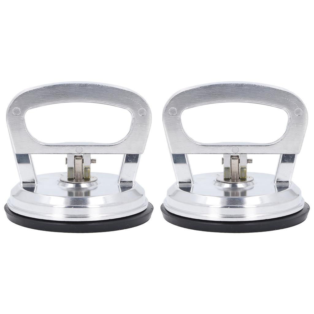 2pcs Glass Suction Cup Heavy Duty Aluminum Alloy 50kg Large Load Capacity Dent Puller Handle Lifter