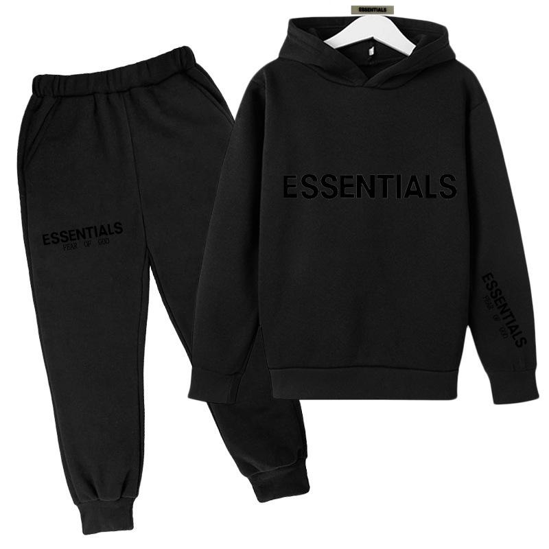 FEAR OF GOD Duplex Essentials Children's Suit Chest Hot Printing Children's Hoodie T