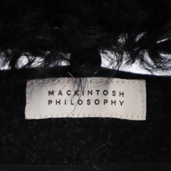MACKINTOSH PHILOSOPHY Sanyo Shokai 7 Minutes Sleeve Poncho Gray Women Used