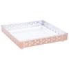 Airtight Dry Fruit Container Set With Tray|Plastic Dry Food Storage|500Ml, Set Of 4 (Rose Gold)