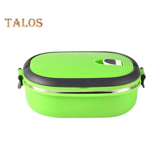 

Изоляция из нержавеющей стали, термоконтейнер для ланча, портативный, легкоочищаемый контейнер для еды для пикника на открытом воздухе S зелёный