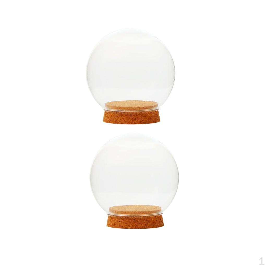 

2 12 Дисплей Cloche Jar Dome Base