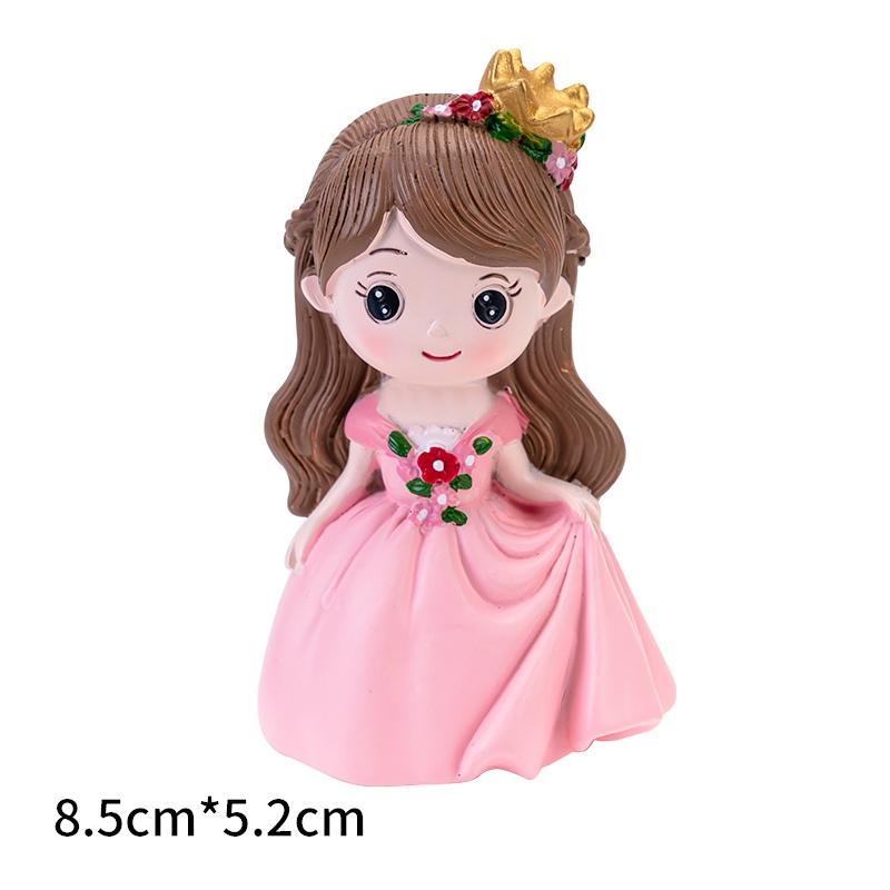 Princess Cake Topper Castle Cake Decoration for Girl Kid Happy Birthday Theme Party Decorations Princess Baby Shower Supplies