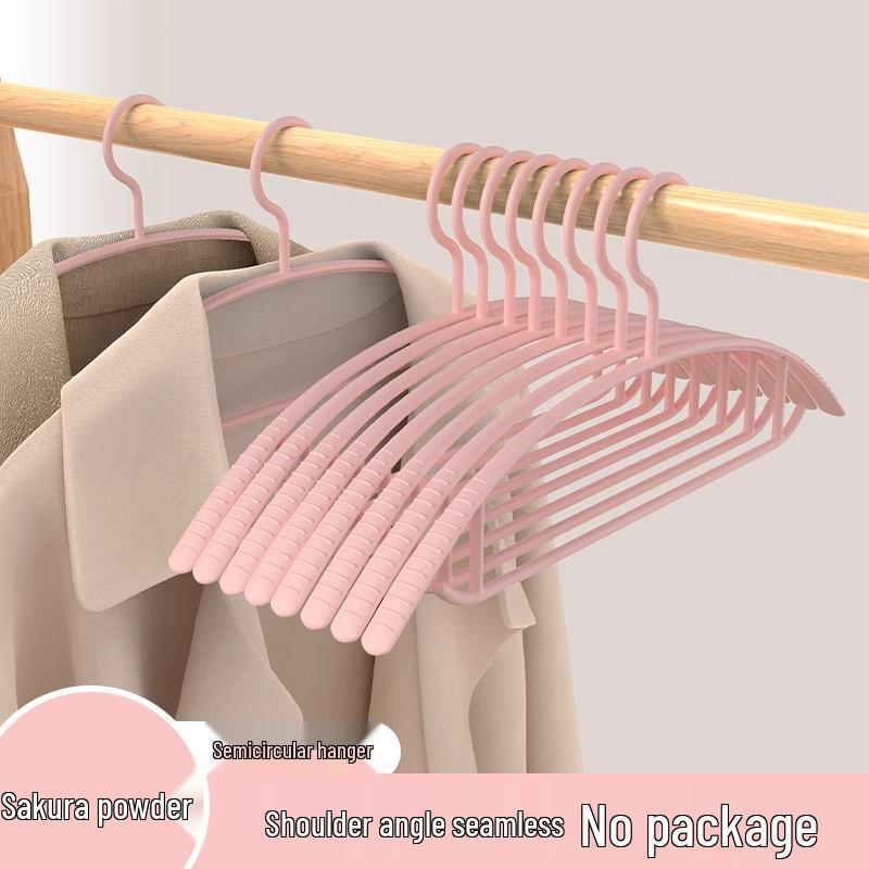 Plastic Non-Slip Clothes Hangers: 100-Pack, Non-Marking, Anti-Shoulder Bump Design, Perfect for Drying and Hanging.