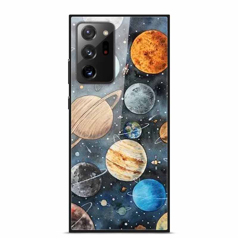 Glass Back Cover For Samsung Note 20 Ultra Case Tempered Glass Case For Samsung Galaxy S21 Ultra Case S 21 Note20 Ultra Funda