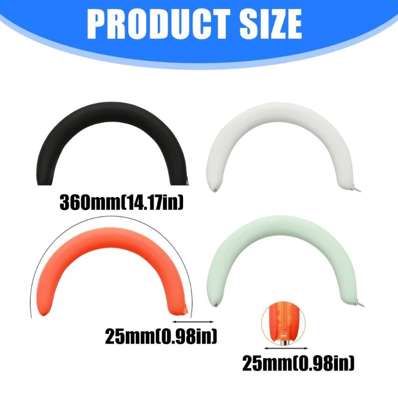 Silicone Headband Cover for Headphones NonSlip Sleeve Ensuring Comfort During Extended Listening and Gaming Activity
