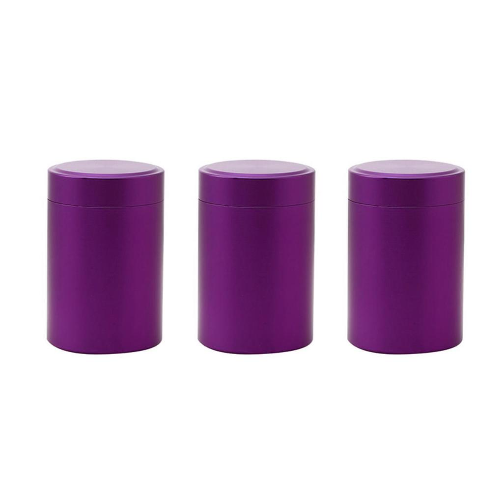 Airtight Smell Proof Container Quality Stainless Steel Mini Tea Cans Herb Stash Jar Chai  Coffee Storage Box Tea Caddies Box