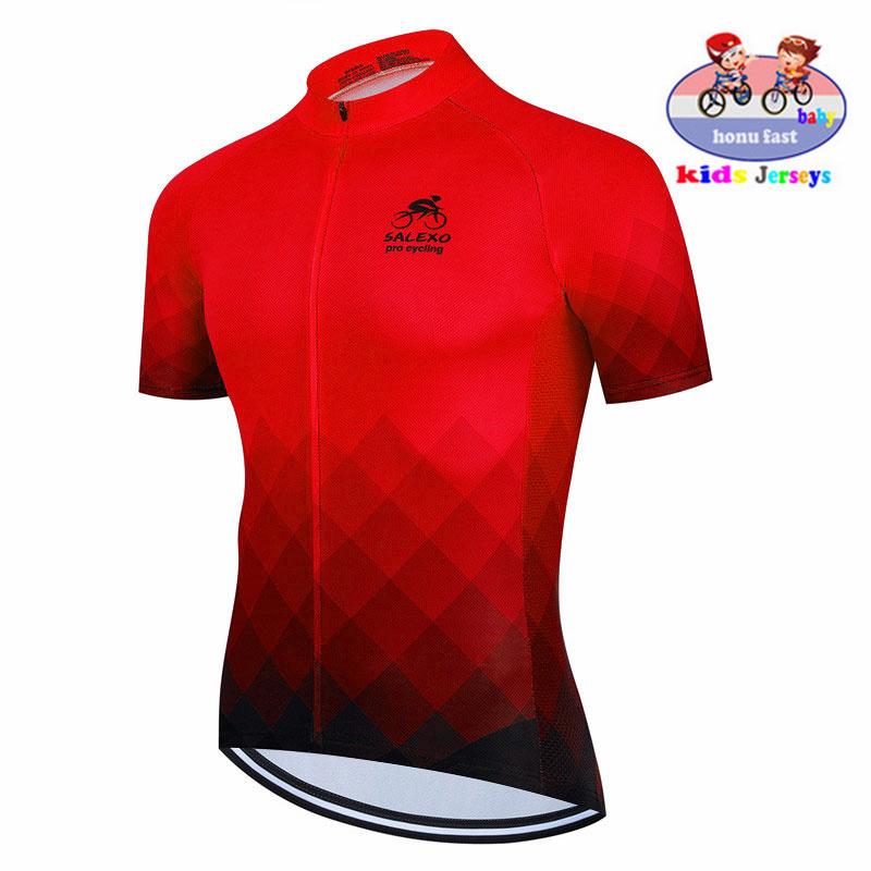 2026 Baby Kids Short Sleeve Cycling Jersey Set Breathable Children Bike Clothing Boys Quick Dry2026 Summer Breathable Cycling Suit Set Bike Uniform