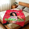 Music E-Emilia.M-Mernes Throw High-Density Short Plush Blanket Soft Skin-Friendly for Sofa Nap Air-Conditioned Room