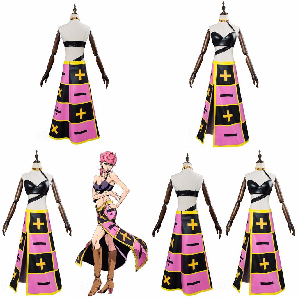 Jojo Adventure Trish Una Jk Cosplay Suit In Cute Schoolgirl Uniform Style