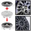 56mm 60mm 65mm 75mm Car Wheel Center Hub Cap Emblem Sticker For Mercedes Benz  Mercedes Benz AMG Class W206 W205 W203 GLC CK1