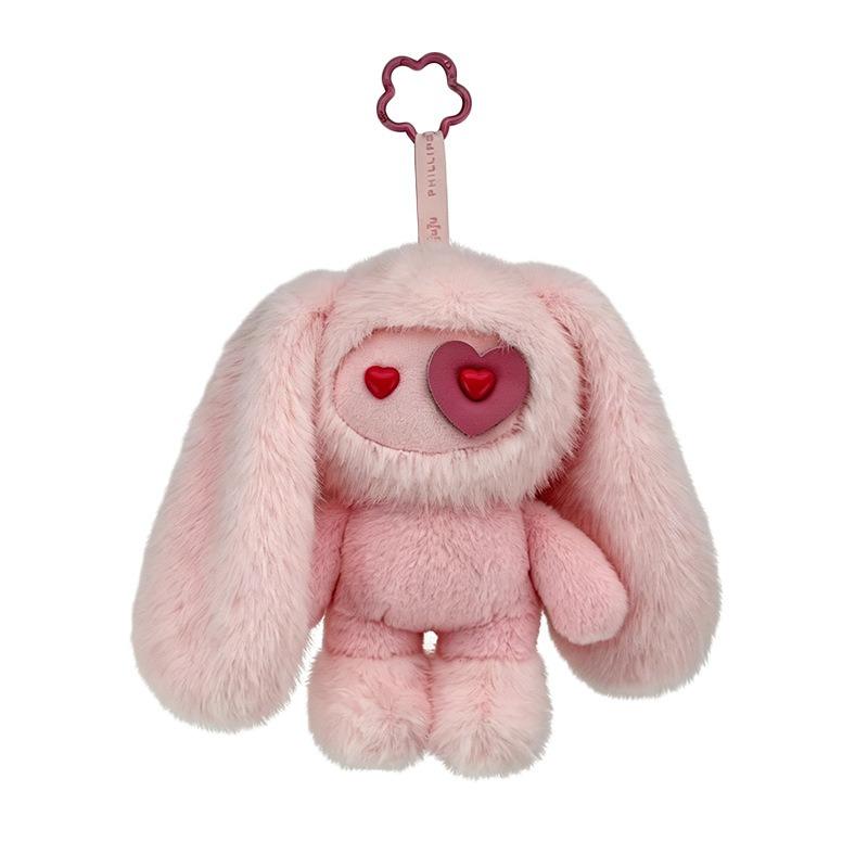 Popolare Bambola Juju Nuova da 18cm Coniglietto Carino Bambola Peluche Juju Occhi d'Amore Portachiavi Zaino Giocattoli Scatola Cieca Ciondolo Nascosto per Regali Ragazza