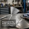 Metal Funnel with Flexible Hose Long-Lasting for Garage, Repair Shops, Mechanics