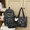 Schoolbag Japanese ins new high-value fresh and sweet star make-up bag women's light travel large-capacity backpack