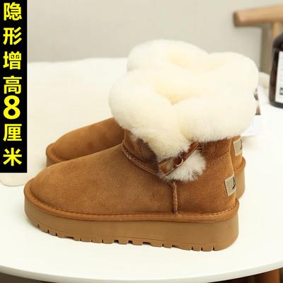 Fashion 2024 Winter Women's Short Plush Warm Snow Boots Fashion Shoes New Fur Ankle Boots Women's Flat Snow Boots