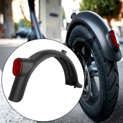 Guardabarros trasero para scooter eléctrico Guardabarros trasero Construcción duradera Fácil instalación Guardabarros trasero para scooter con luz trasera para Xiao Mi 4 Pro