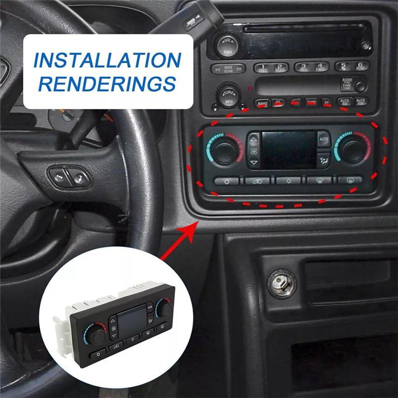 AC Heater Climate Control Module 15832311 599-211XD For Chevy Silverado Tahoe GMC Sierra Yukon Escalade Hummer H2 03-07 15195564