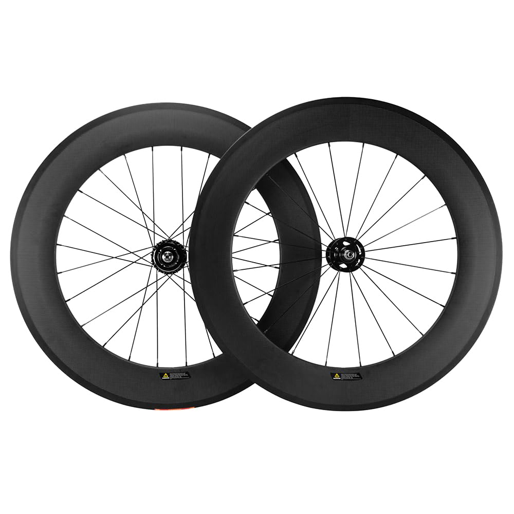 SUPERTEAM Carbon Wheel 700C Fixed Gear Wheelset (88mm)